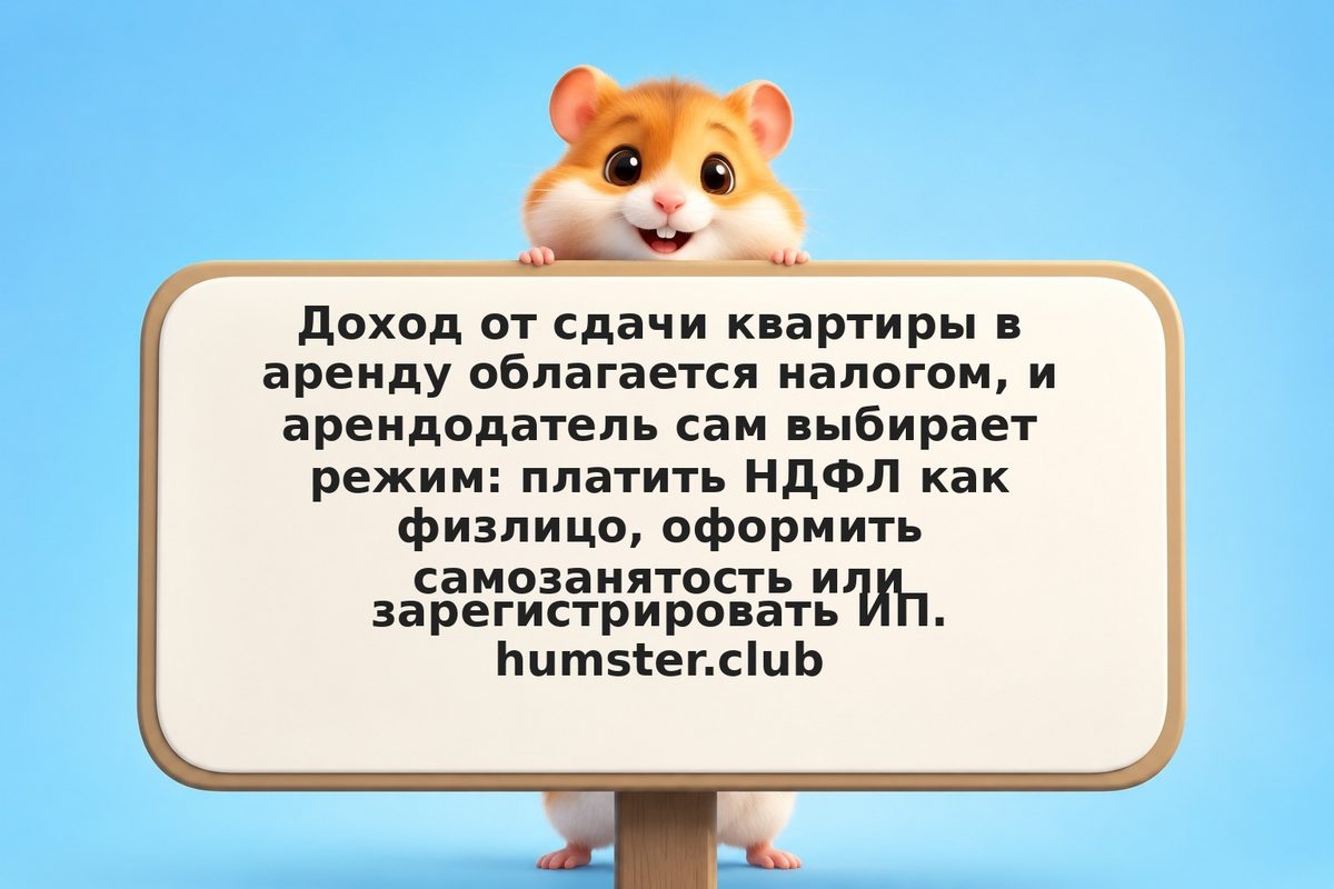 Налог с дохода от сдачи квартиры