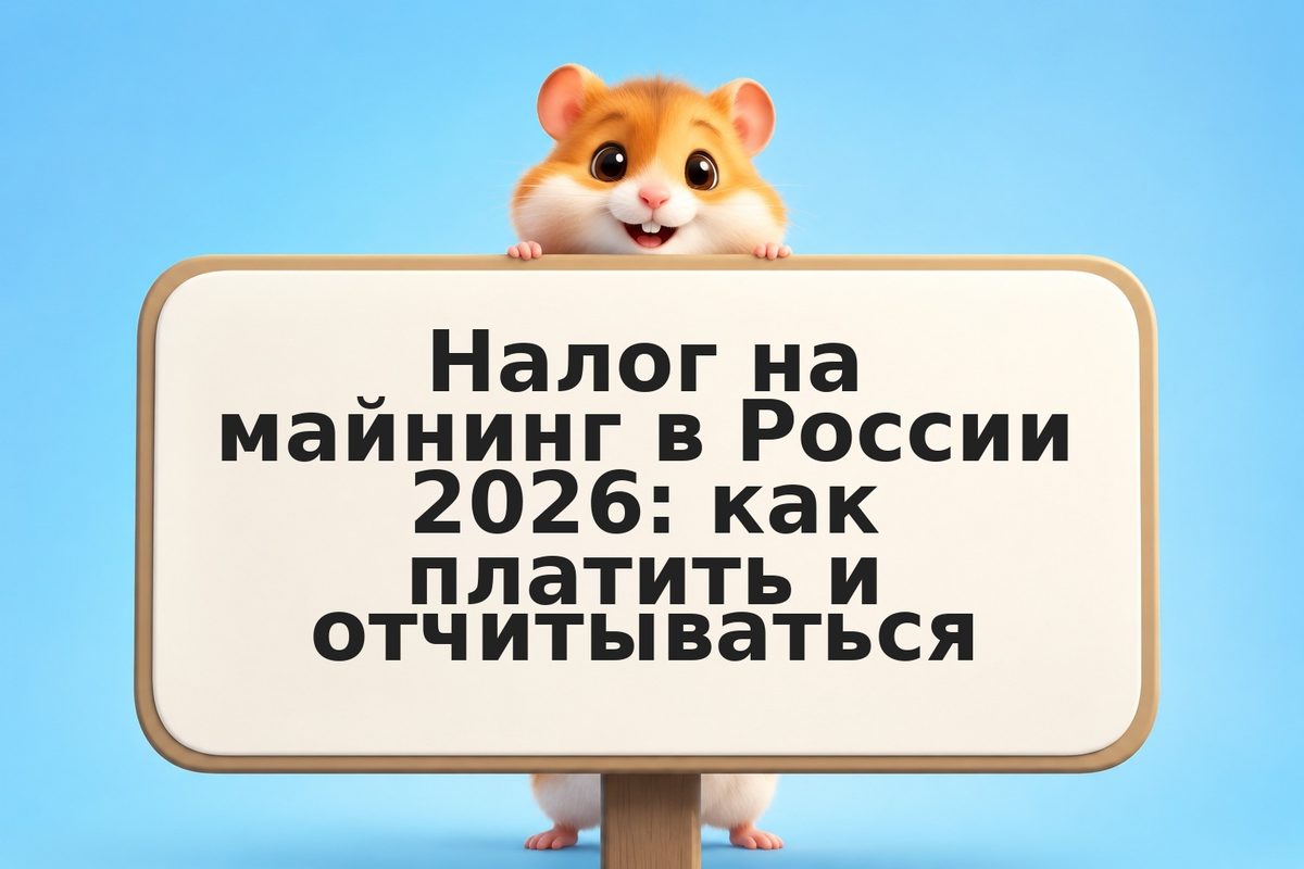 Налог на майнинг в России 2026: как платить и отчитываться
