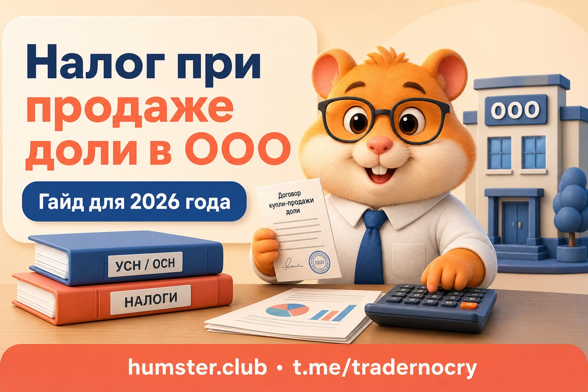 Налог при продаже доли в ООО