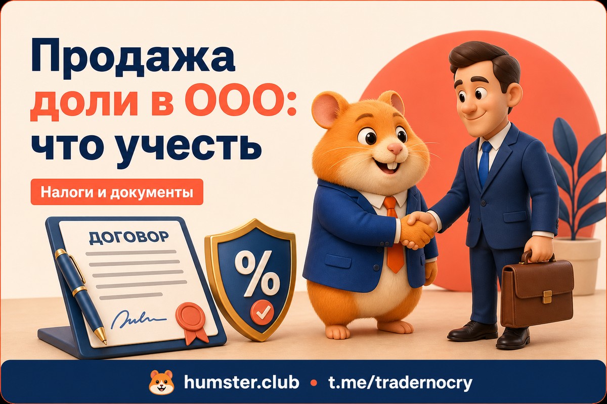 Налог при продаже доли в ООО