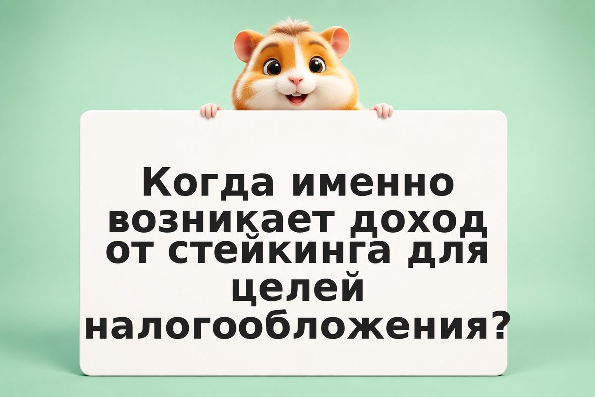 Налог на стейкинг: когда возникает доход и как платить НДФЛ в 2026
