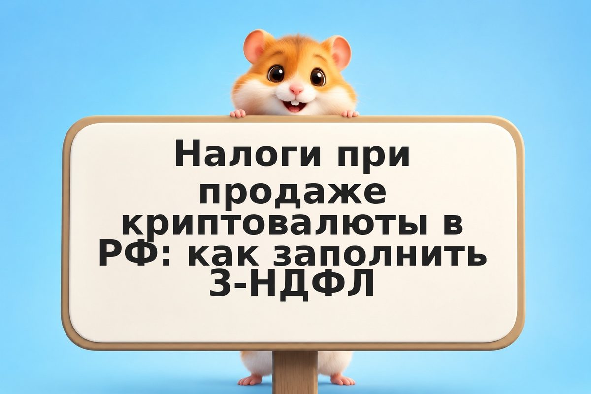 Налоги при продаже криптовалюты в РФ: как заполнить 3-НДФЛ