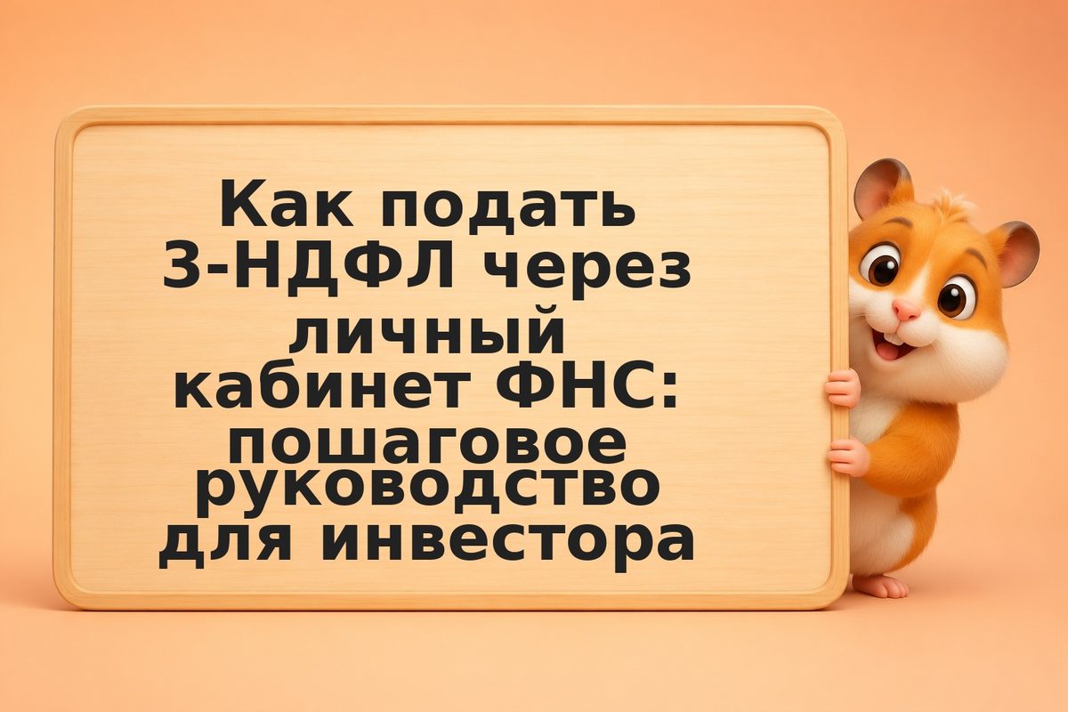 Как подать 3-НДФЛ через личный кабинет ФНС: пошаговое руководство для инвестора