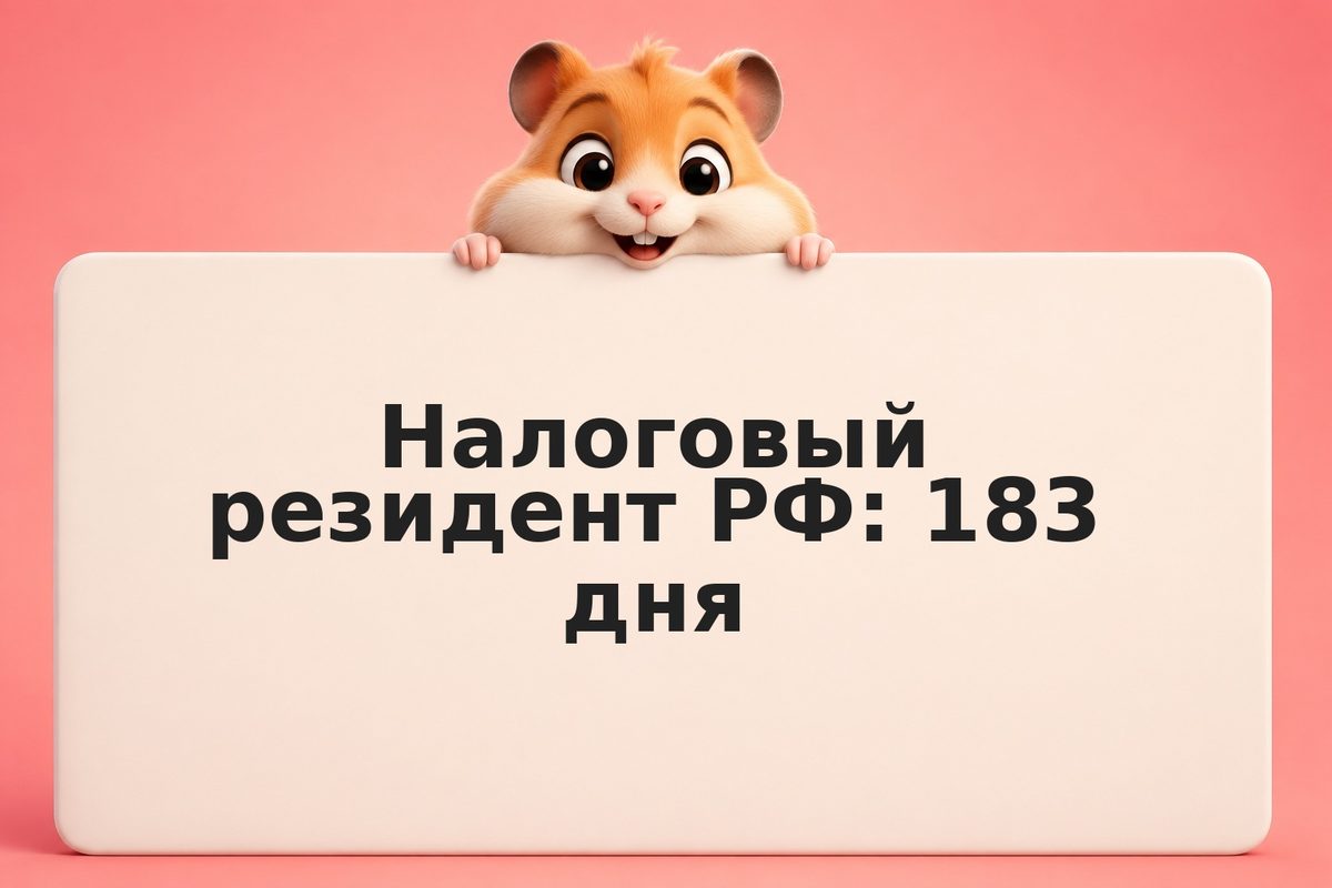 Налоговый резидент РФ: 183 дня