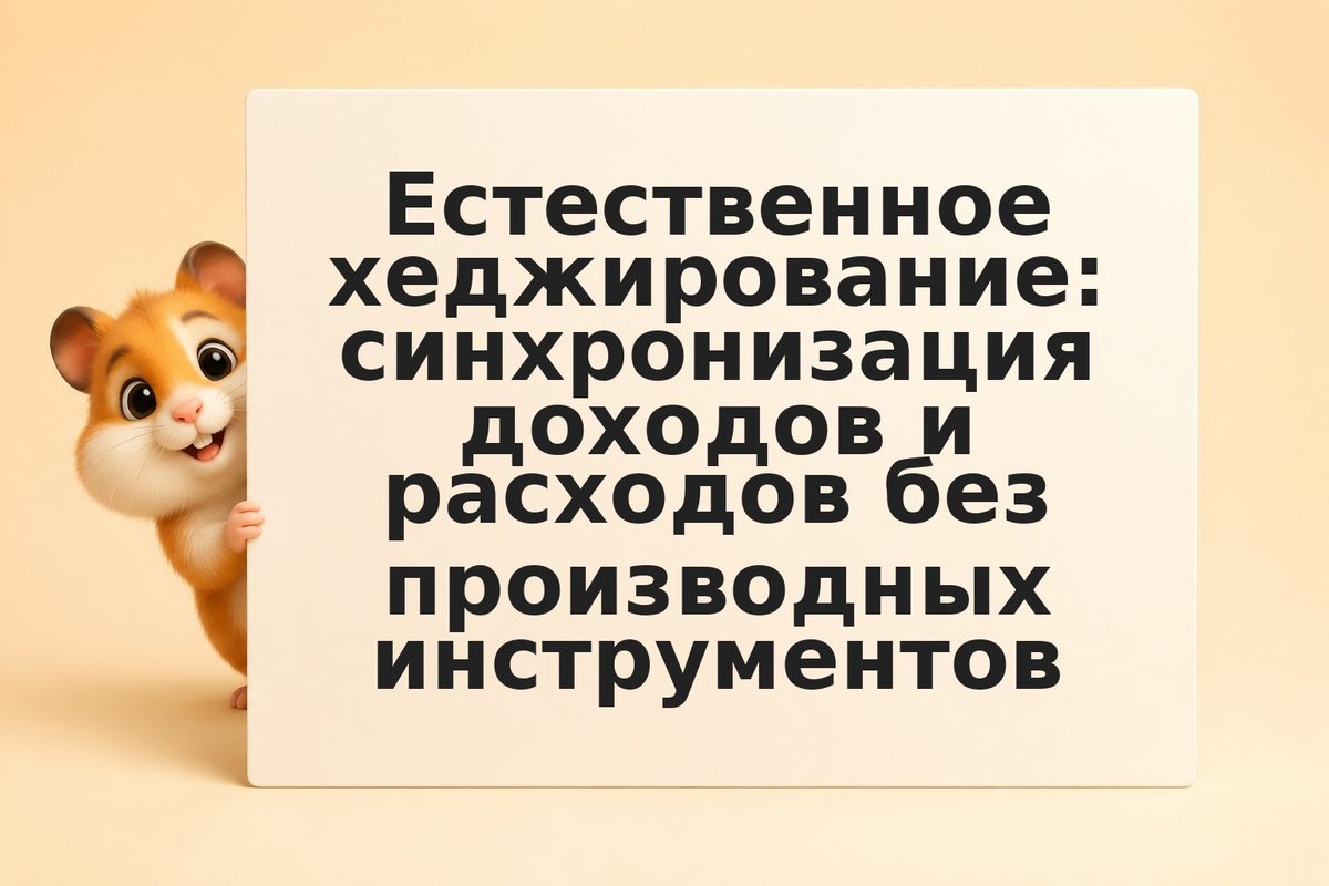 Естественное хеджирование: синхронизация доходов и расходов без производных инст