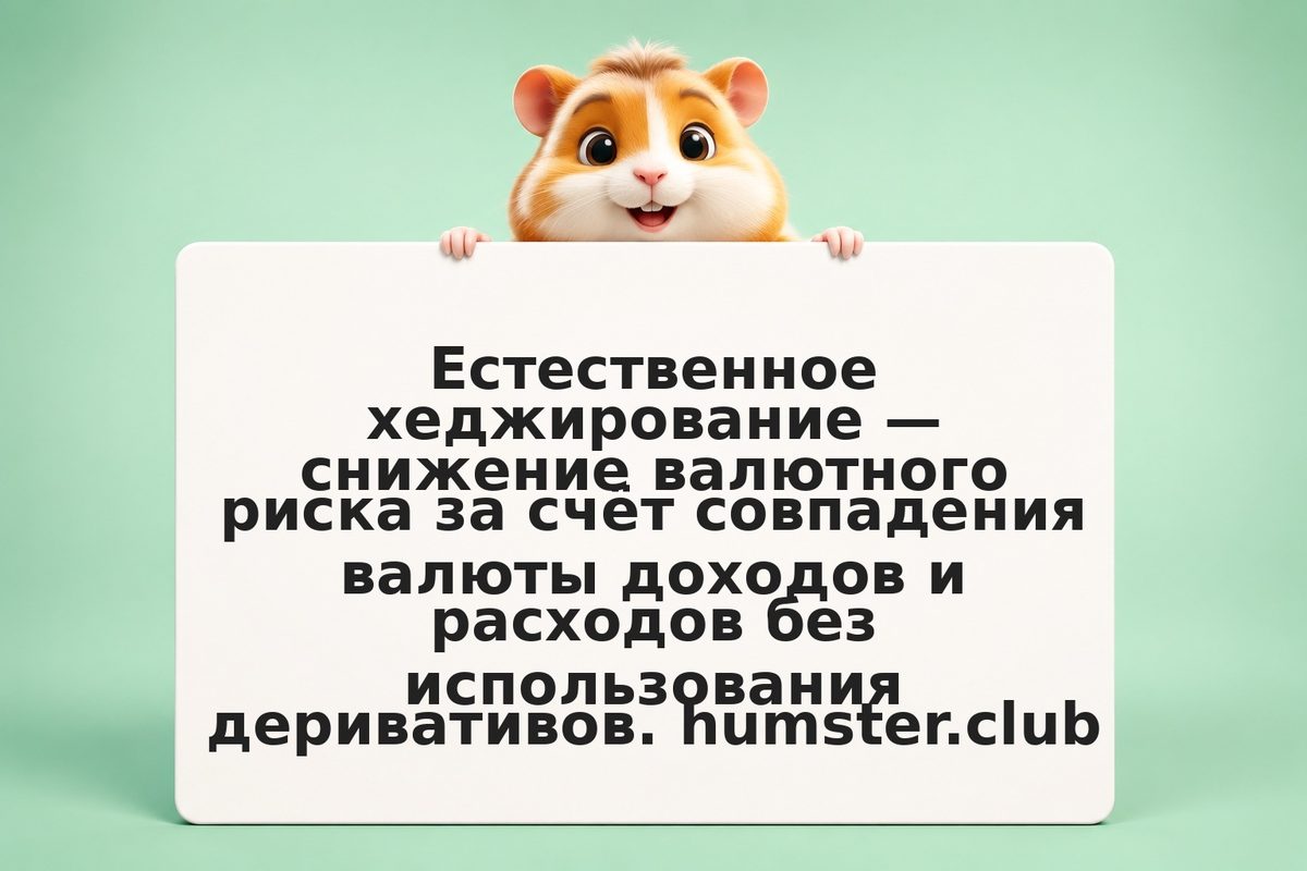 Естественное хеджирование: синхронизация доходов и расходов без производных инст