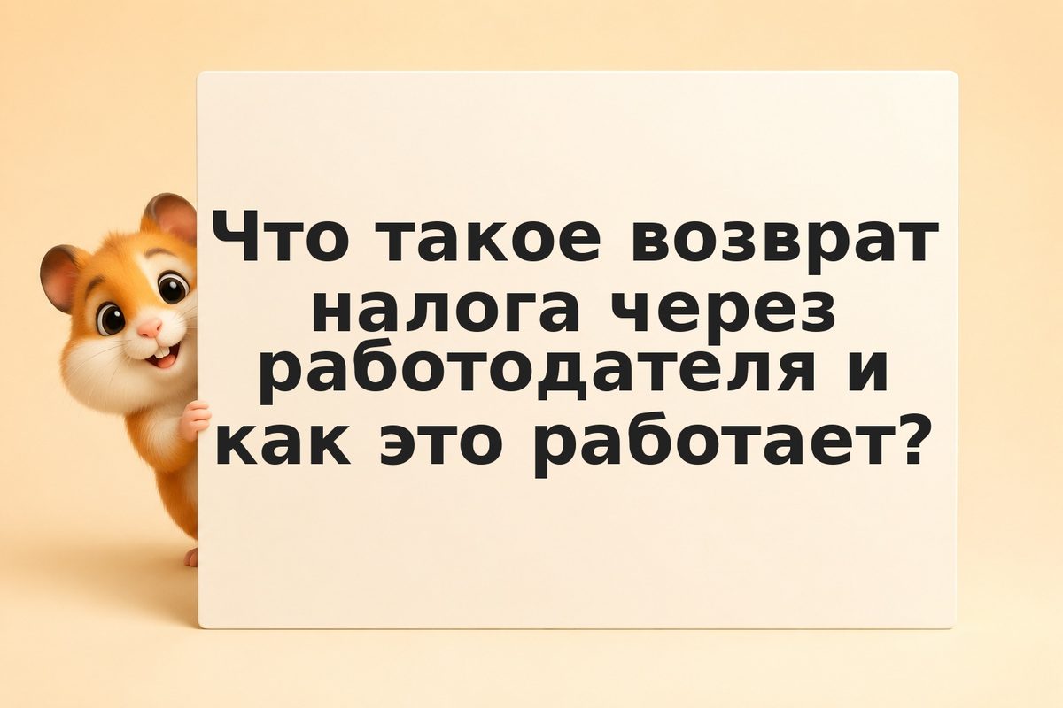 Возврат НДФЛ через работодателя