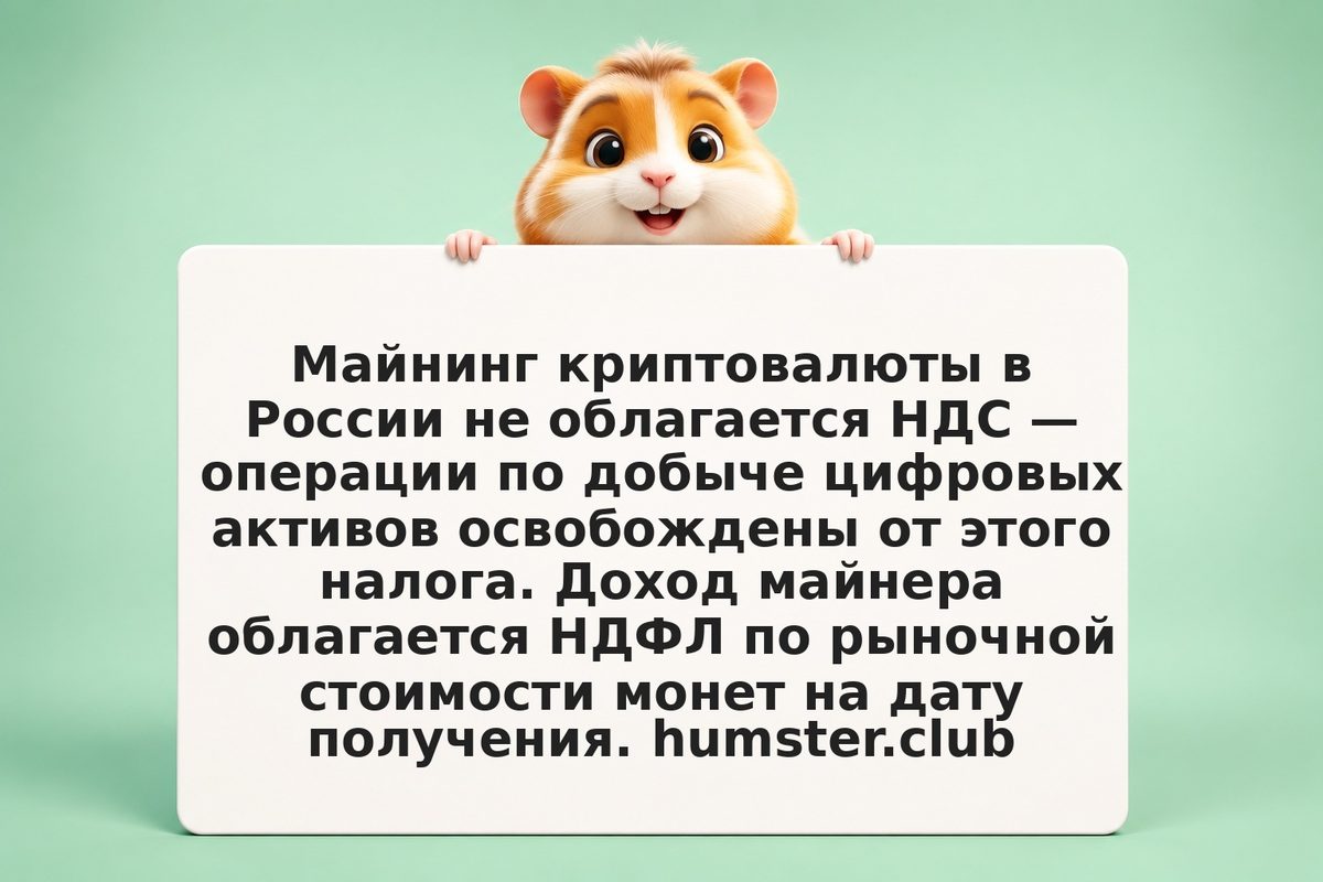НДС по майнингу: применяется ли налог на добавленную стоимость в 2026 году