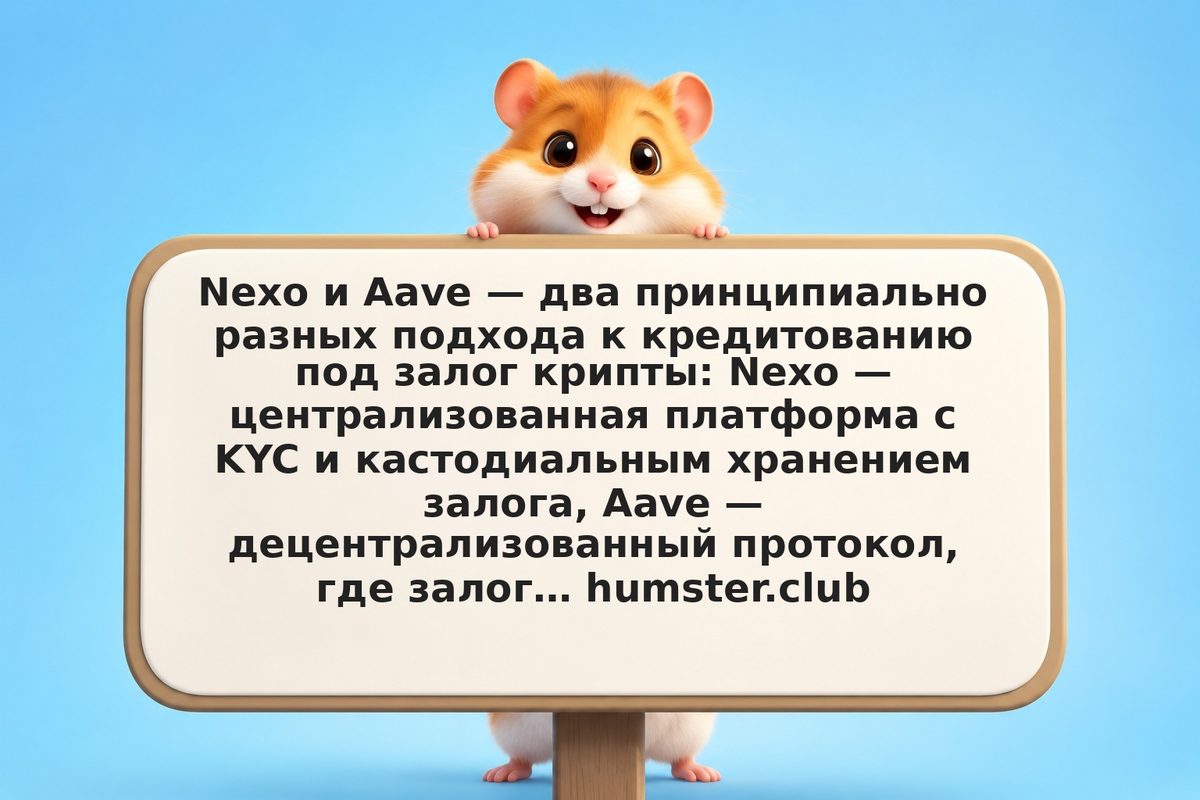 Nexo vs Aave: где лучше взять кредит под залог крипты