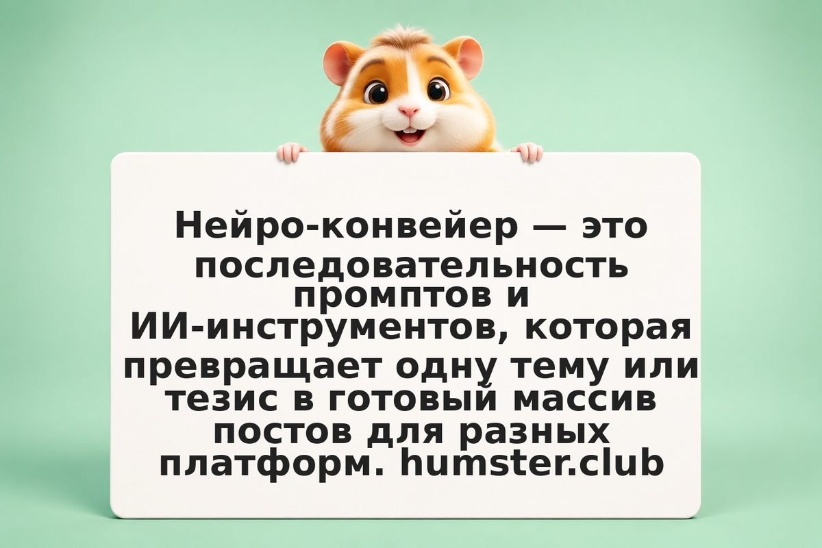 Нейро-конвейер контента: как закрыть месячный план постов за один день