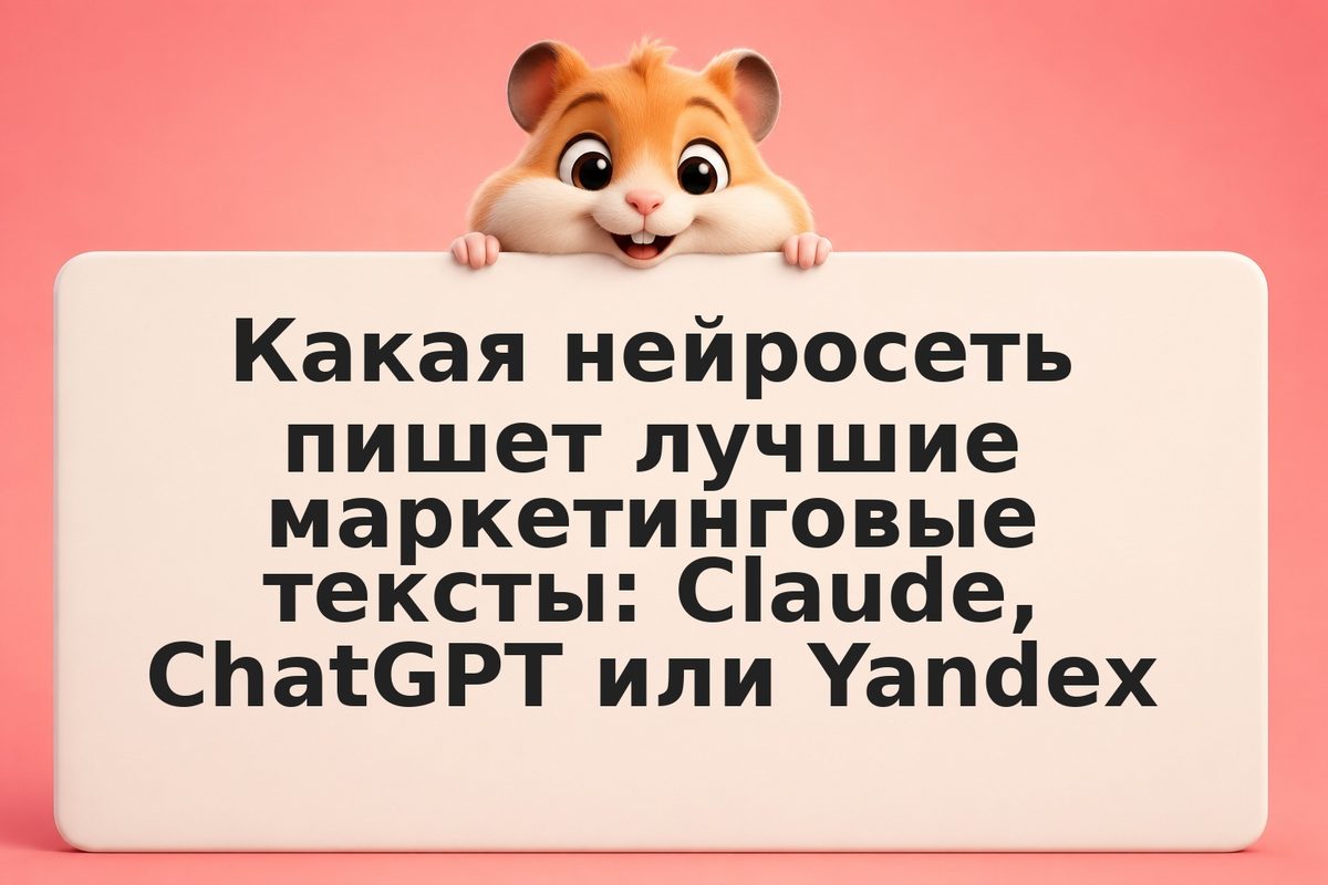Какая нейросеть пишет лучшие маркетинговые тексты: Claude, ChatGPT или Yandex