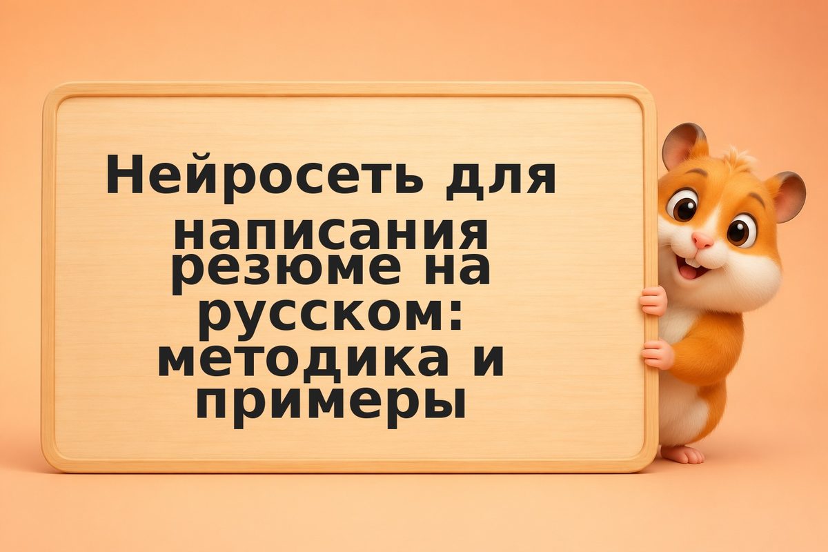 Нейросеть для написания резюме на русском: методика и примеры
