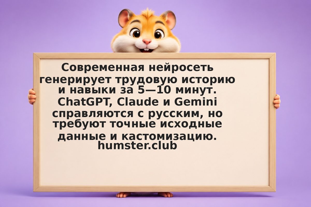 Нейросеть для написания резюме на русском: методика и примеры