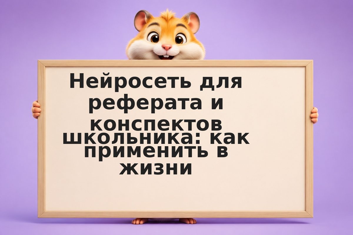 Нейросеть для реферата и конспектов школьника: как применить в жизни