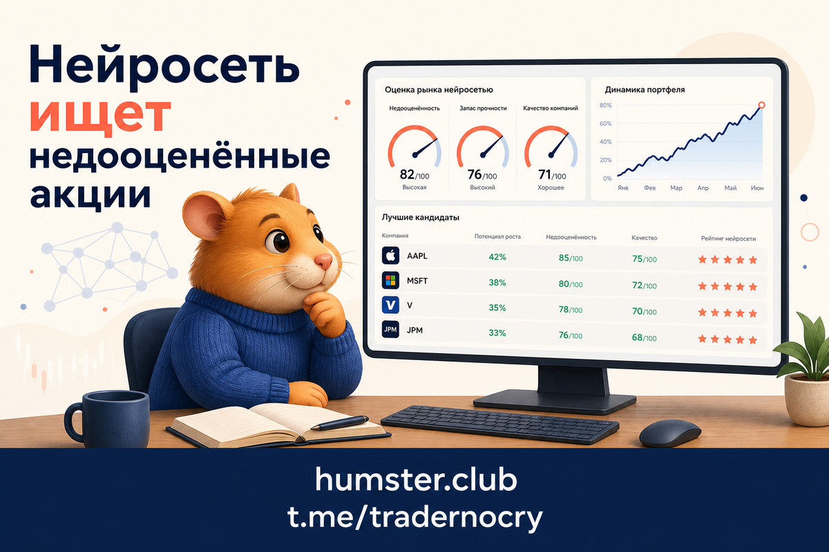 Как нейросеть находит недооценённые акции: руководство для инвестора