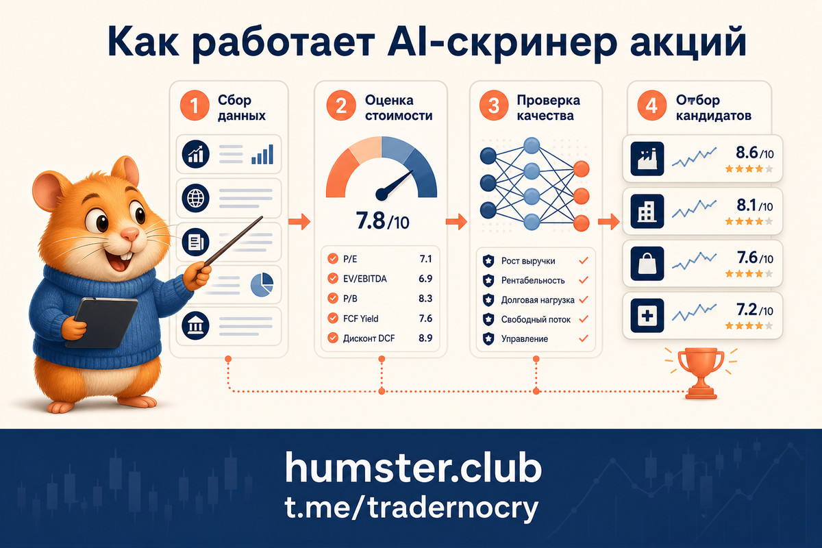 Как нейросеть находит недооценённые акции: руководство для инвестора