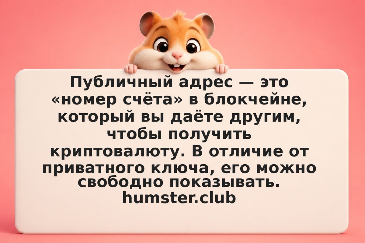 Что такое публичный адрес кошелька и как его дать другим