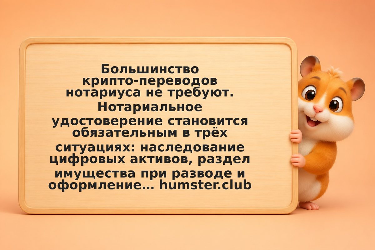 Когда нотариус нужен при операциях с криптой: разбор для инвесторов РФ