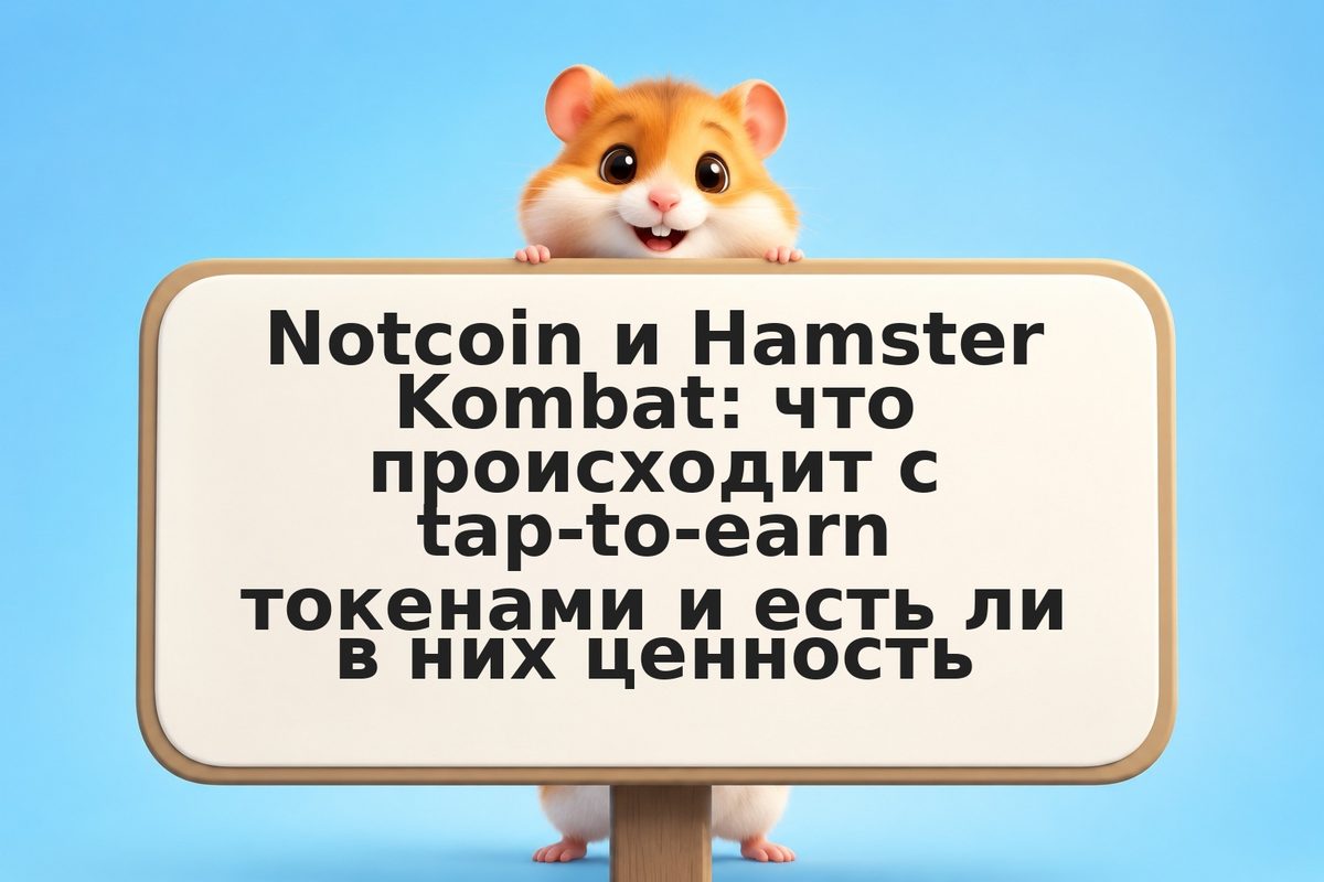 Notcoin и Hamster Kombat: что происходит с tap-to-earn токенами и есть ли в них 