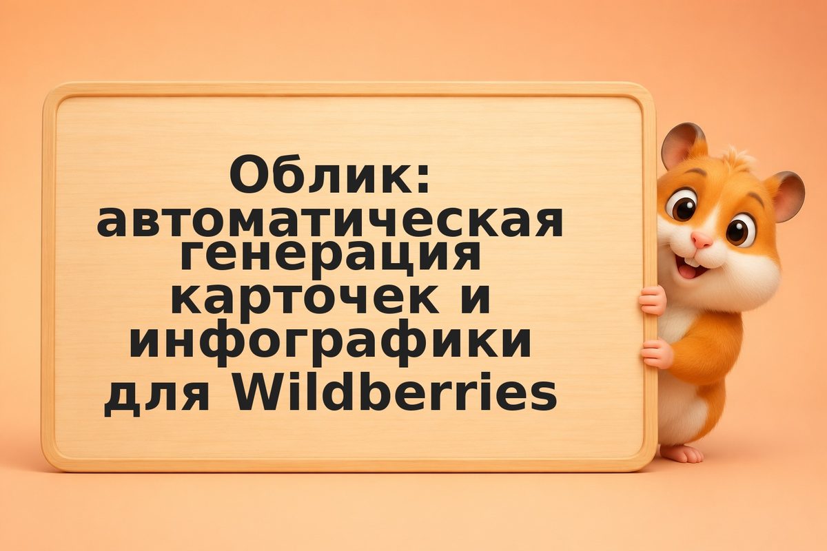 Облик: автоматическая генерация карточек и инфографики для Wildberries