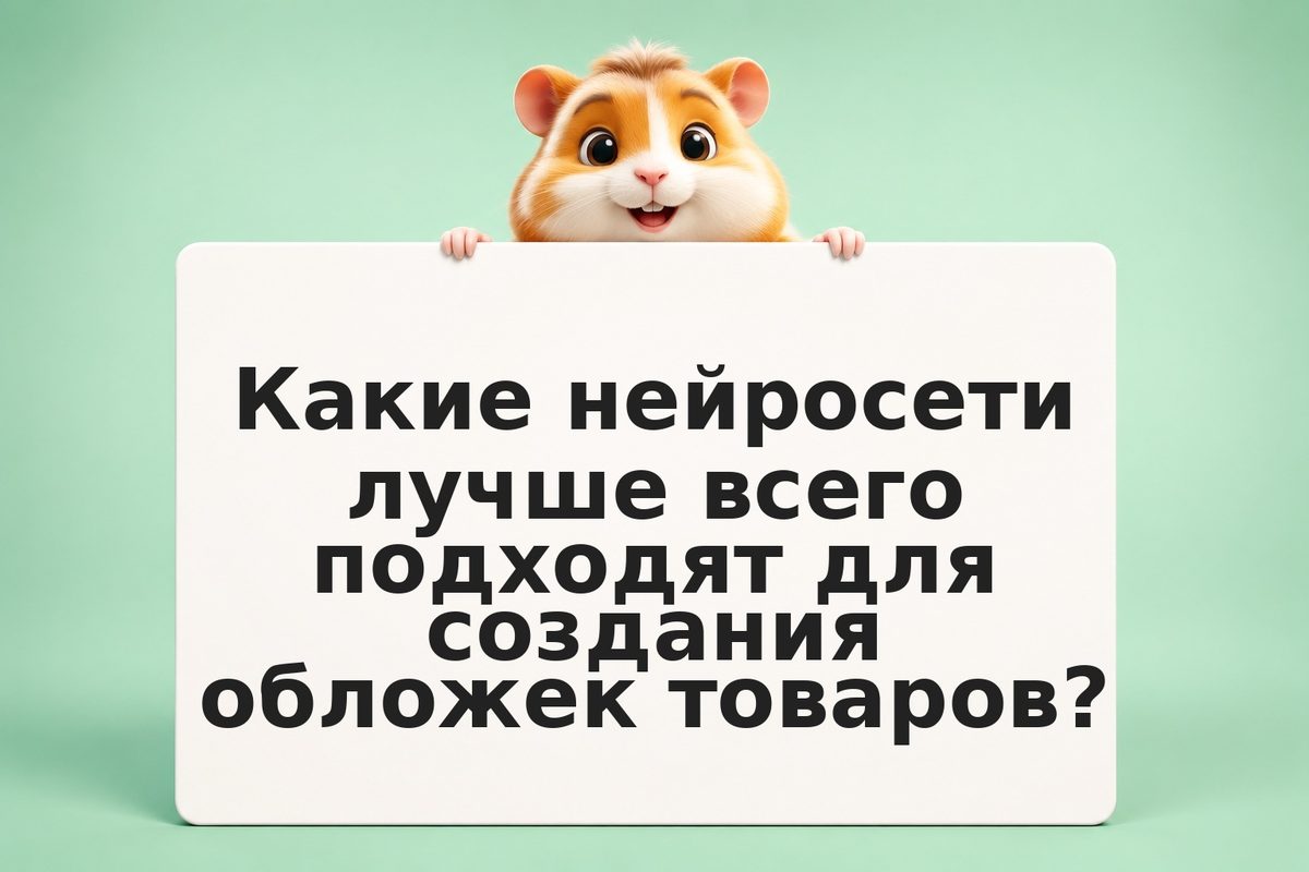 Обложка товара за 2 минуты: гайд по созданию через нейросети для Wildberries и O