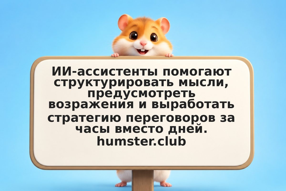 Переговоры с ИИ-помощником: готовиться лучше, говорить увереннее