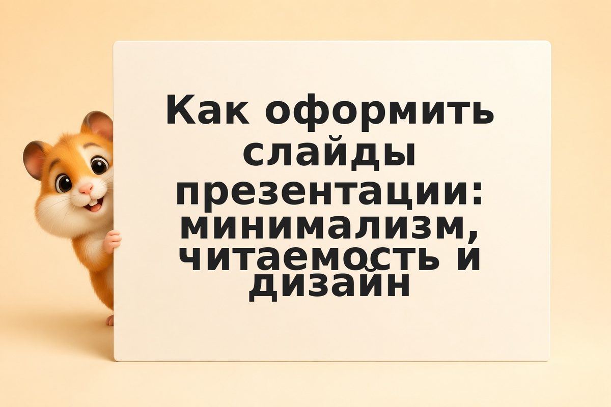 Как оформить слайды презентации: минимализм, читаемость и дизайн