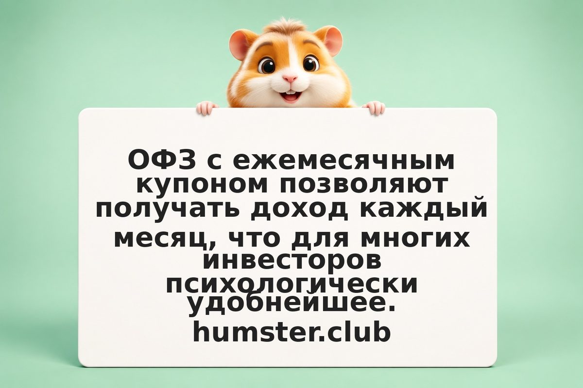 ОФЗ с ежемесячным купоном: практика и теория