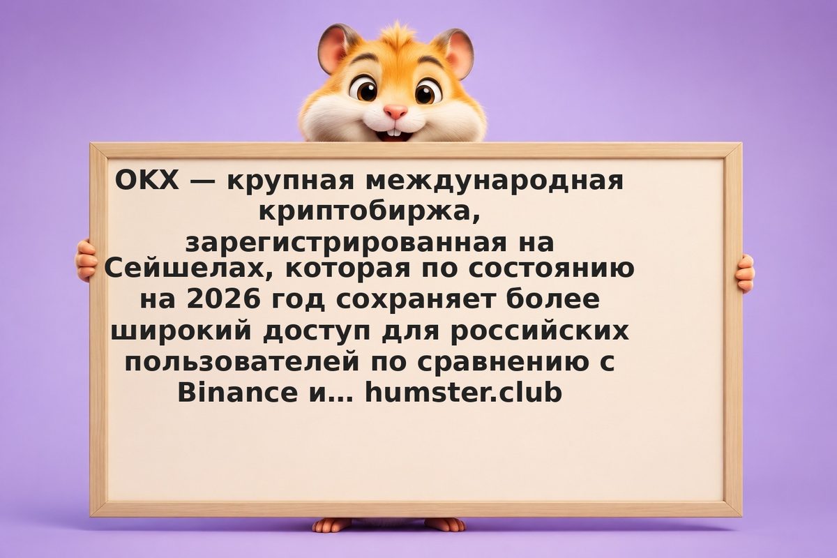 OKX для россиян в 2026: регистрация и вывод средств