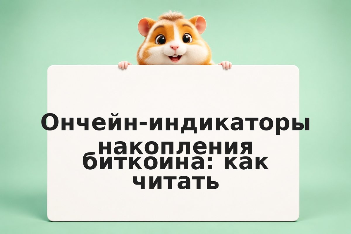 Ончейн-индикаторы накопления биткоина: как читать