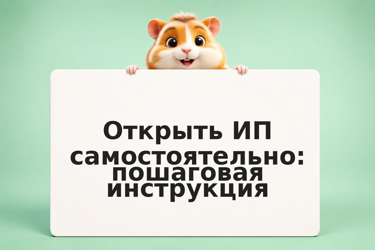 Открыть ИП самостоятельно: пошаговая инструкция