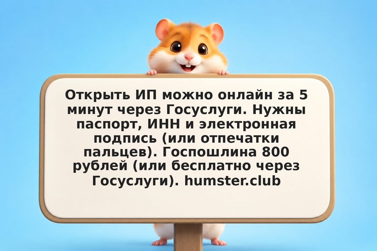 Открыть ИП самостоятельно: пошаговая инструкция