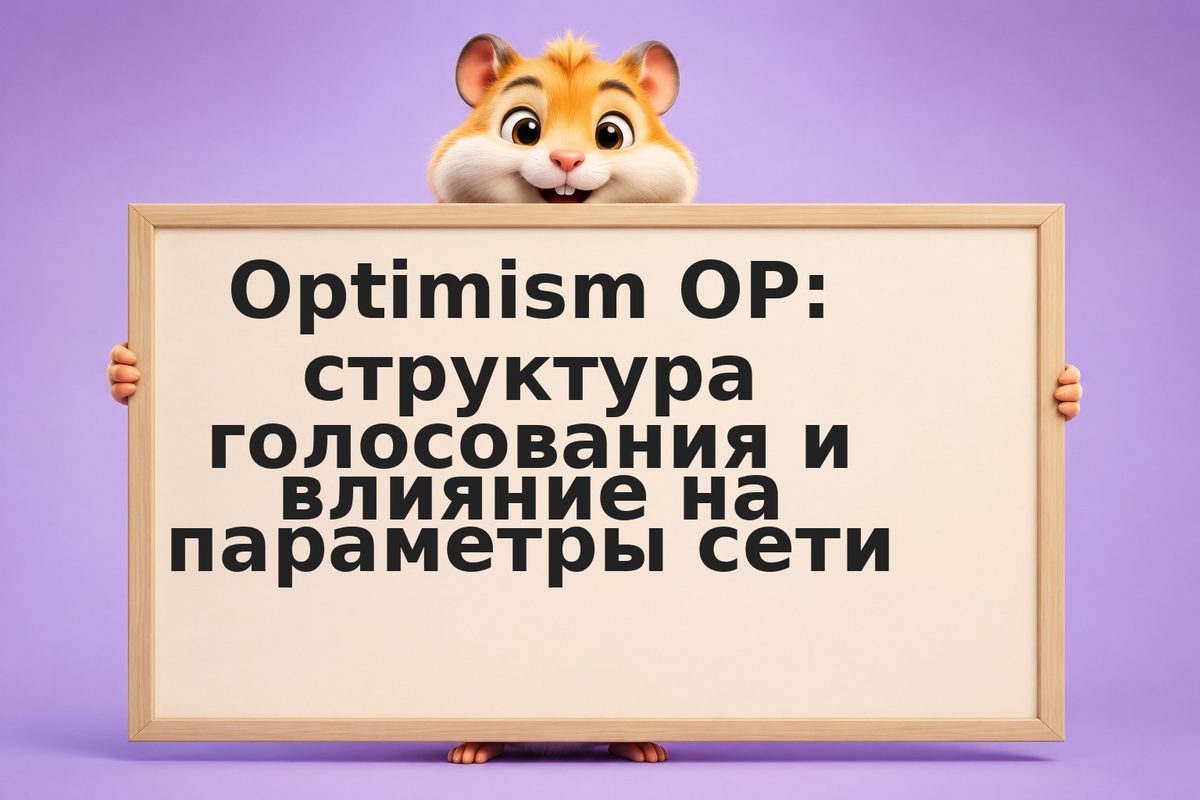 Optimism OP: структура голосования и влияние на параметры сети