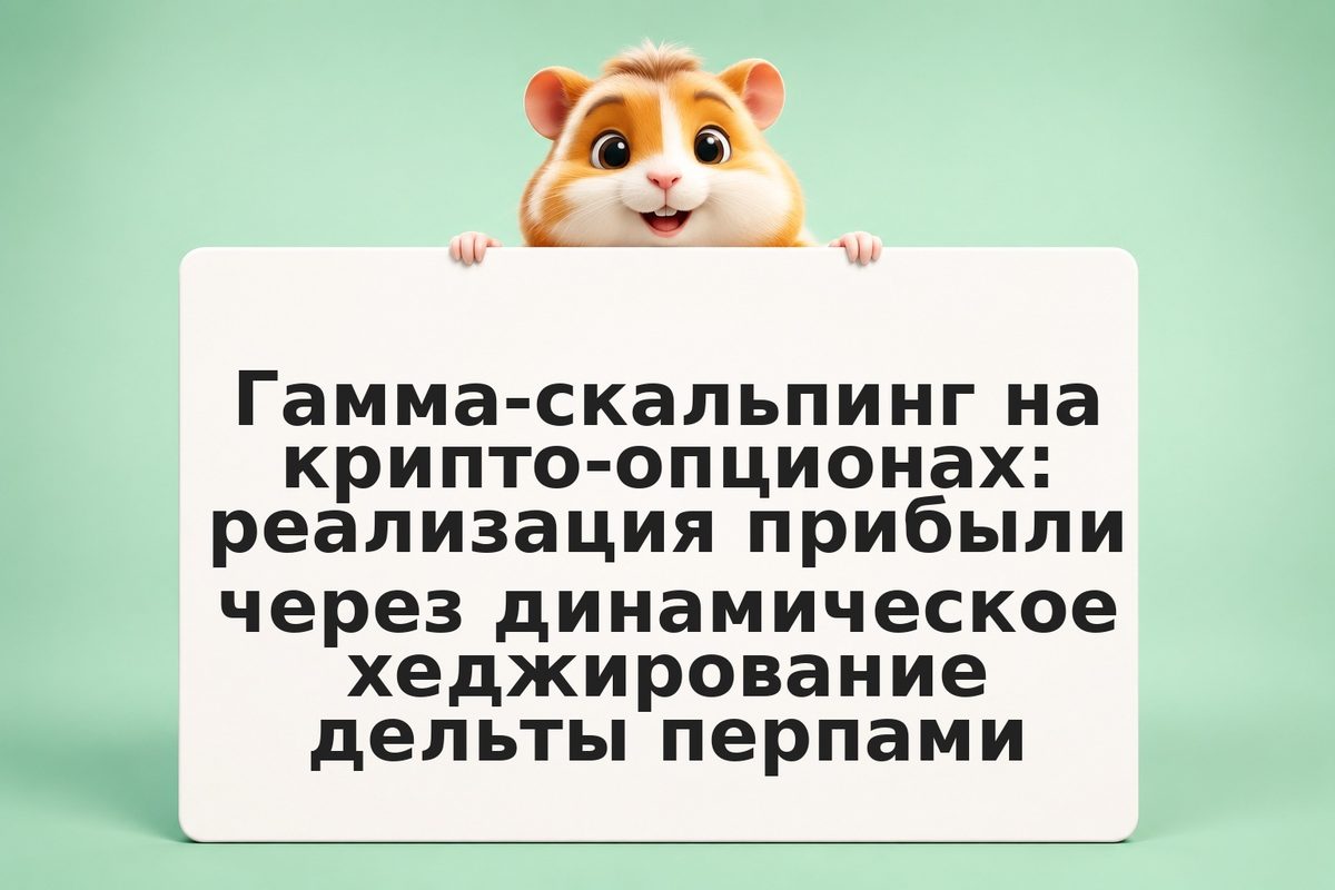 Гамма-скальпинг на крипто-опционах: реализация прибыли через динамическое хеджир