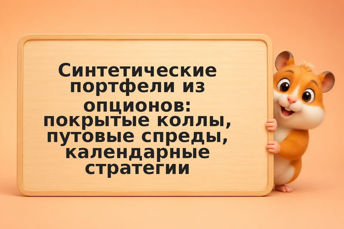 Синтетические портфели из опционов: покрытые коллы, путовые спреды, календарные 