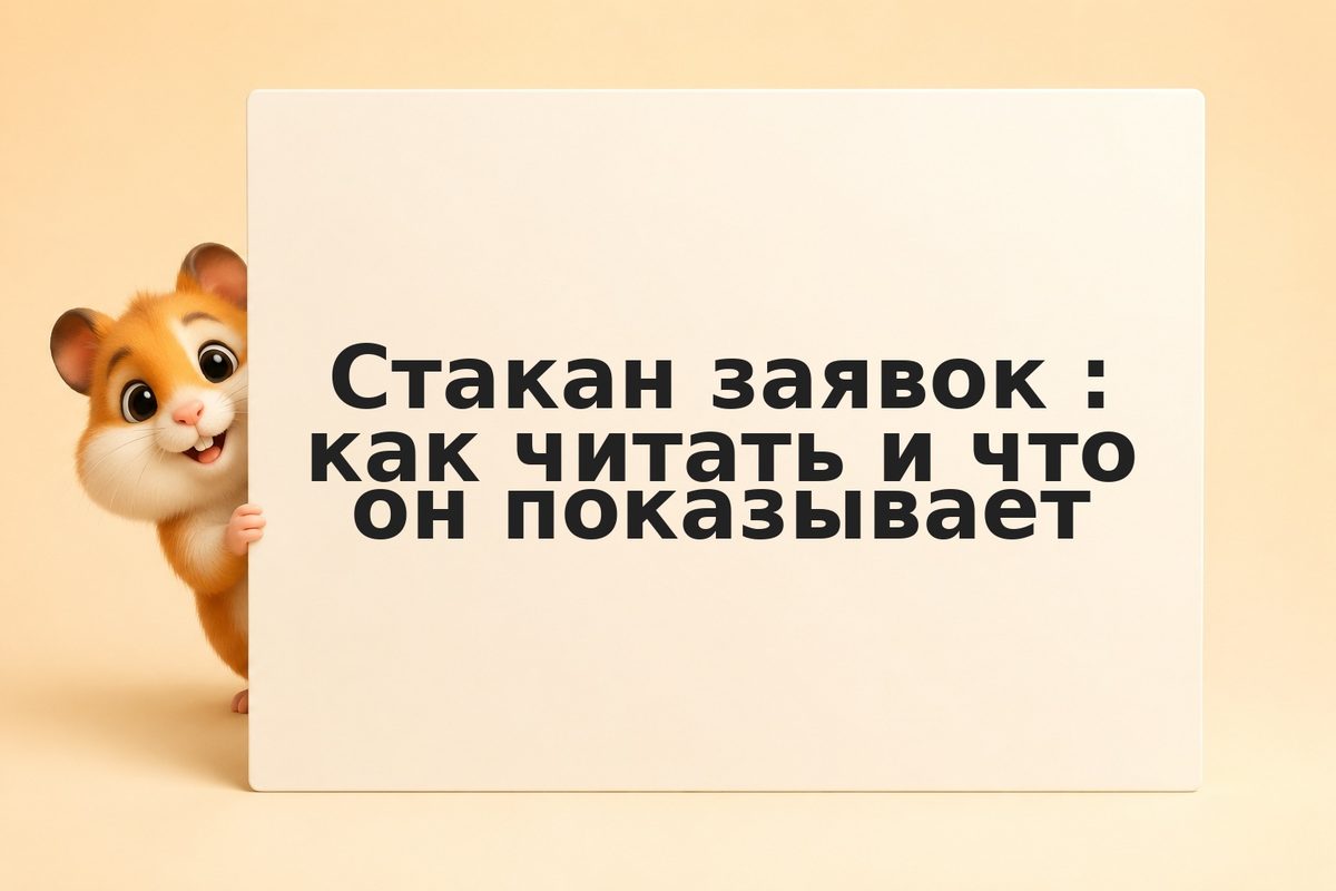 Стакан заявок: как читать и что он показывает