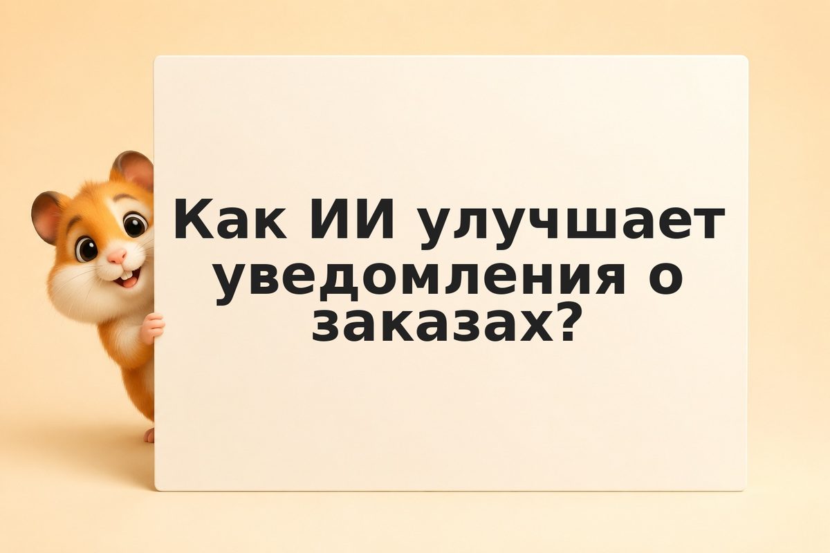 Как ИИ автоматизирует уведомления о заказах: СМС и push-сообщения
