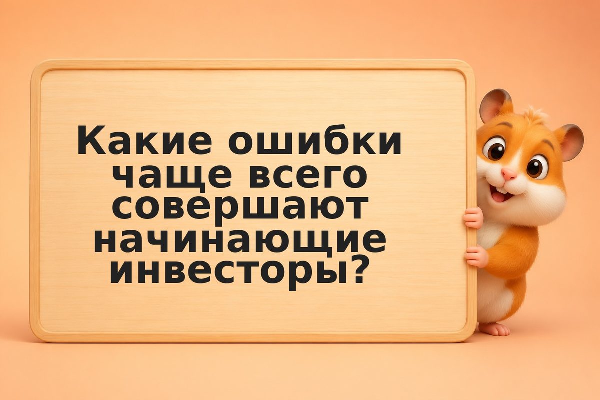 Топ ошибок начинающих инвесторов