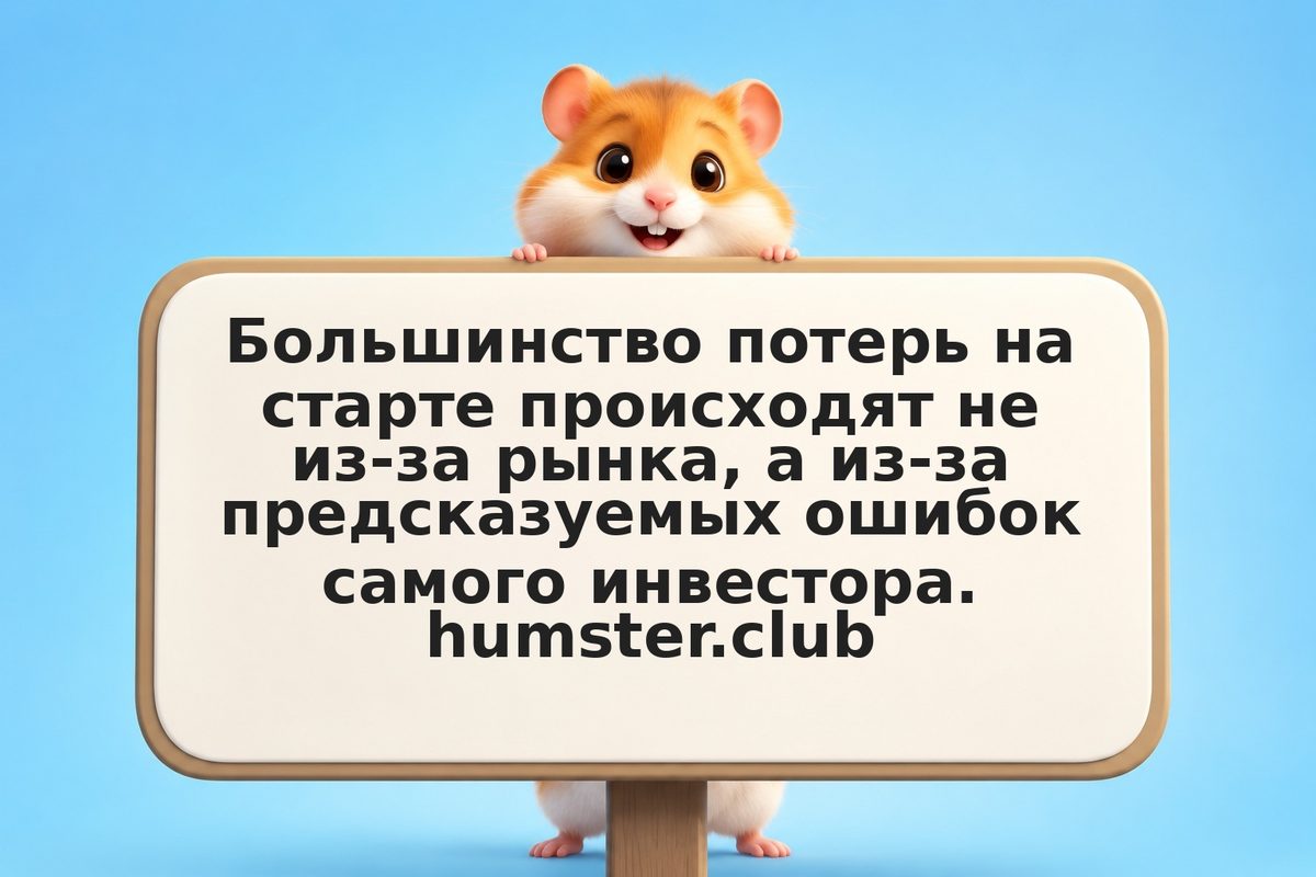 Топ ошибок начинающих инвесторов