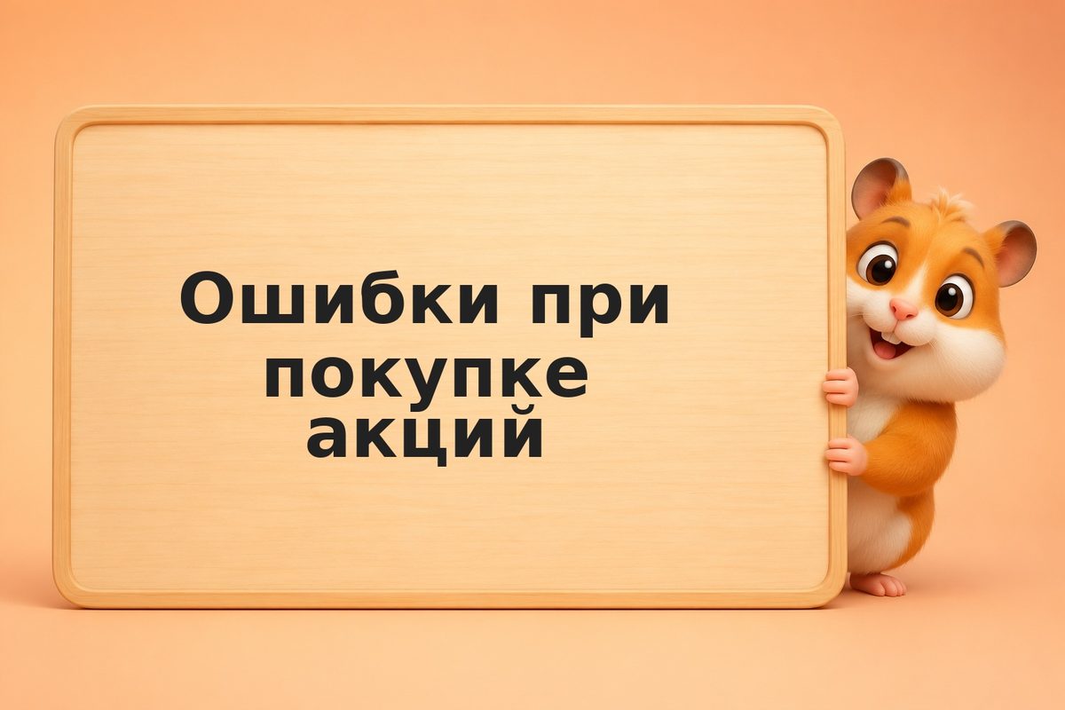 Ошибки при покупке акций
