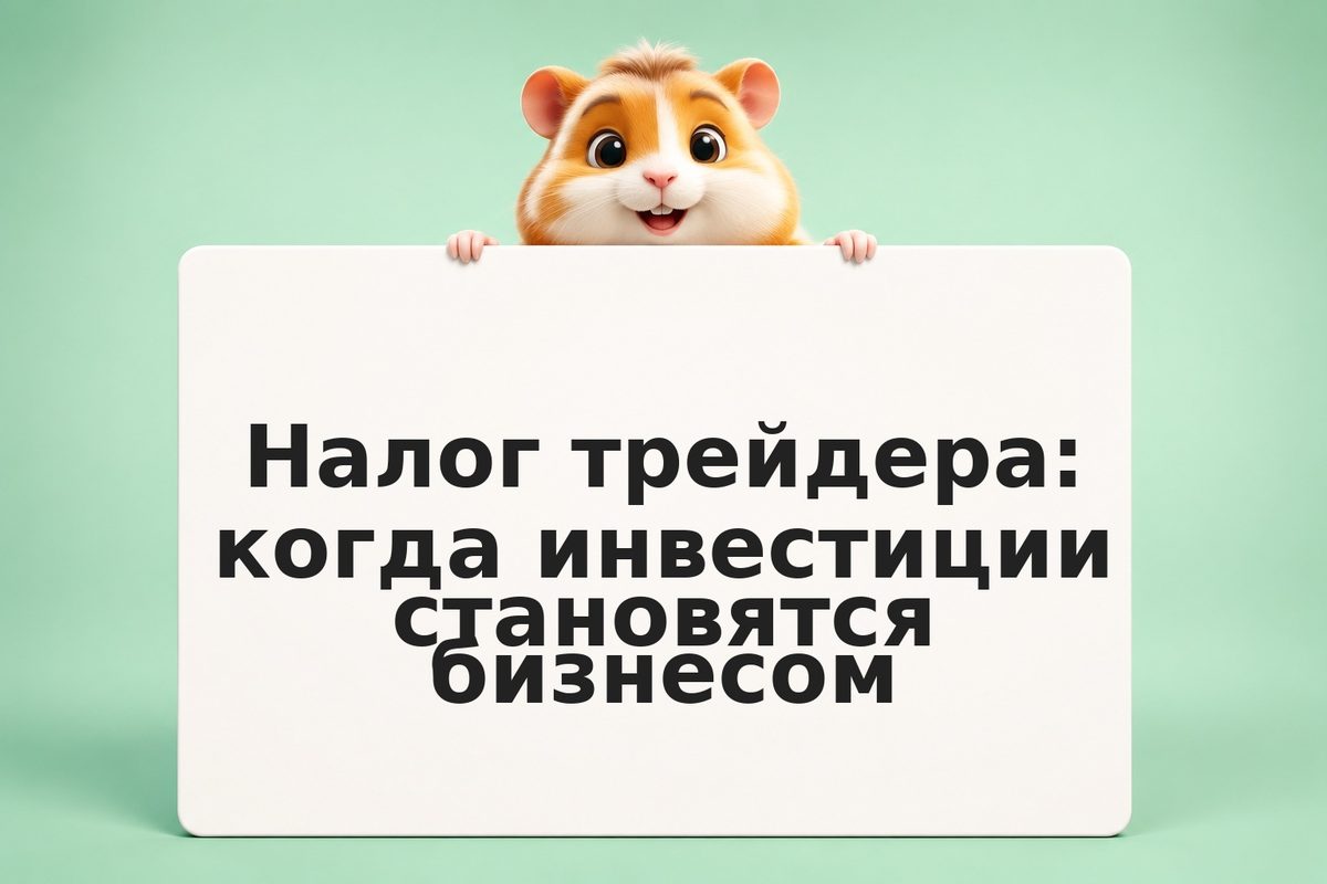 Налог трейдера: когда инвестиции становятся бизнесом
