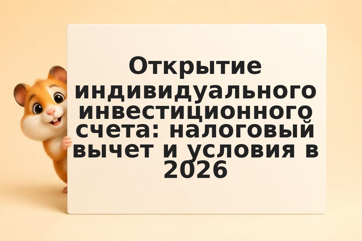 Открытие индивидуального инвестиционного счета: налоговый вычет и условия в 2026