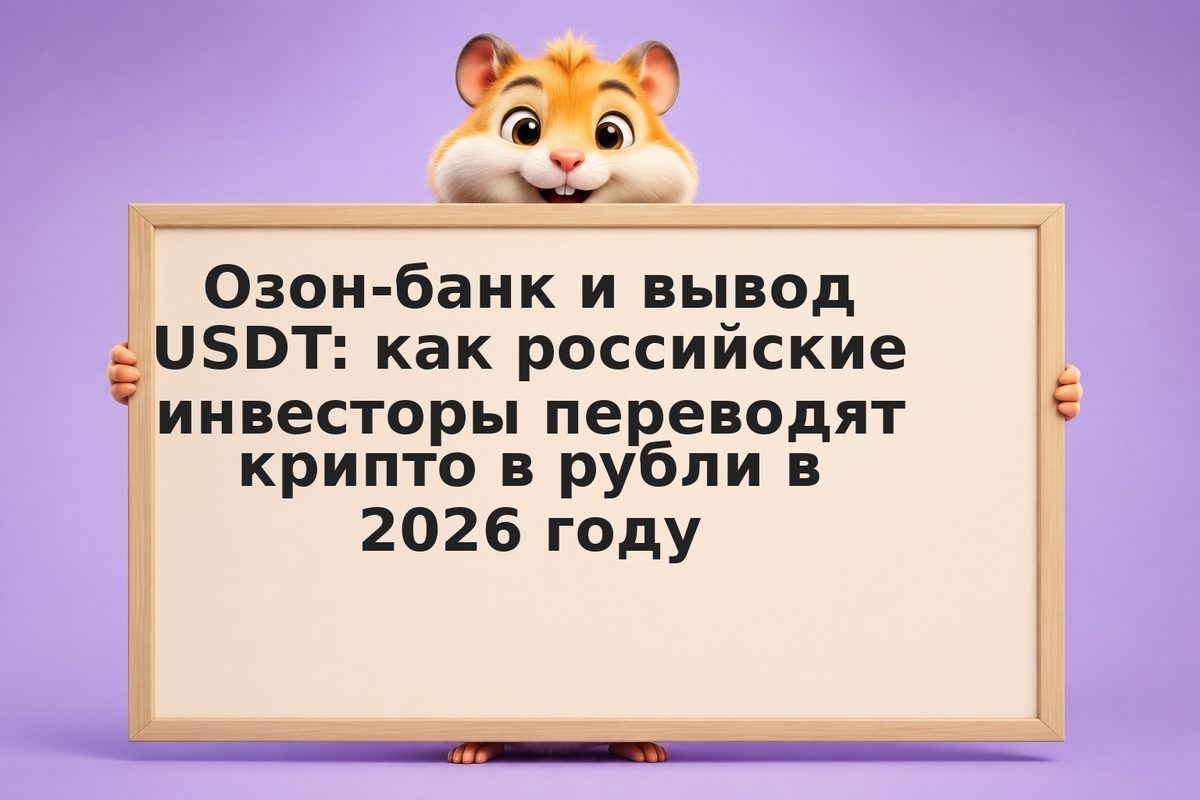Озон-банк и вывод USDT: как российские инвесторы переводят крипто в рубли в 2026