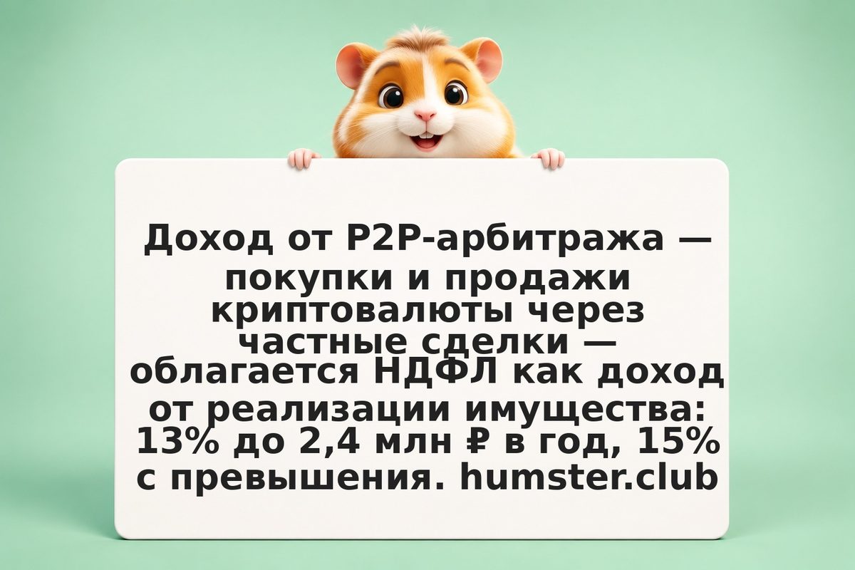 Налоги на P2P-арбитраж в России 2026: расчёт базы, дневник операций и уплата НДФ