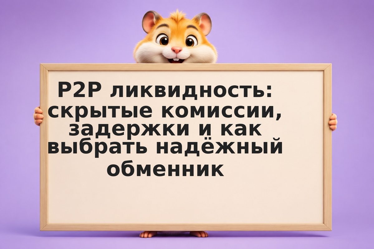 P2P ликвидность: скрытые комиссии, задержки и как выбрать надёжный обменник
