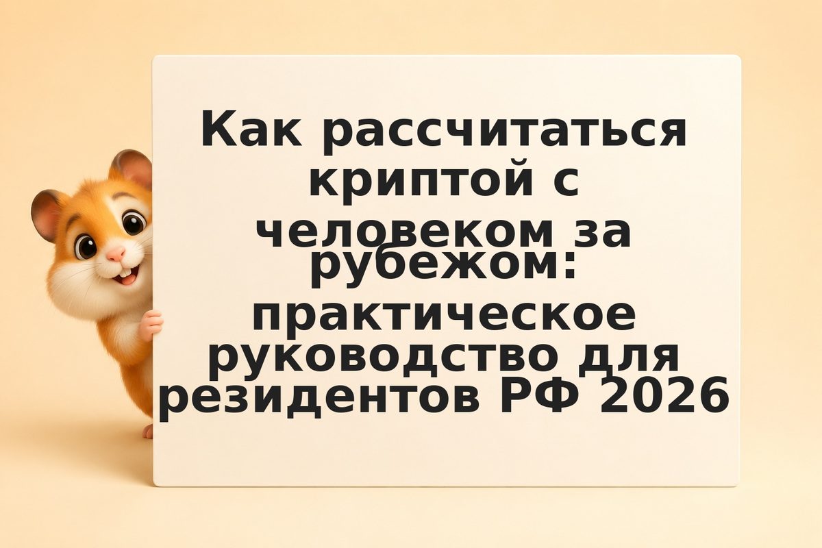 Как рассчитаться криптой с человеком за рубежом: практическое руководство для ре