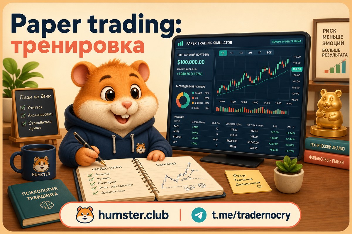 Paper trading: бумажная торговля для тренировки