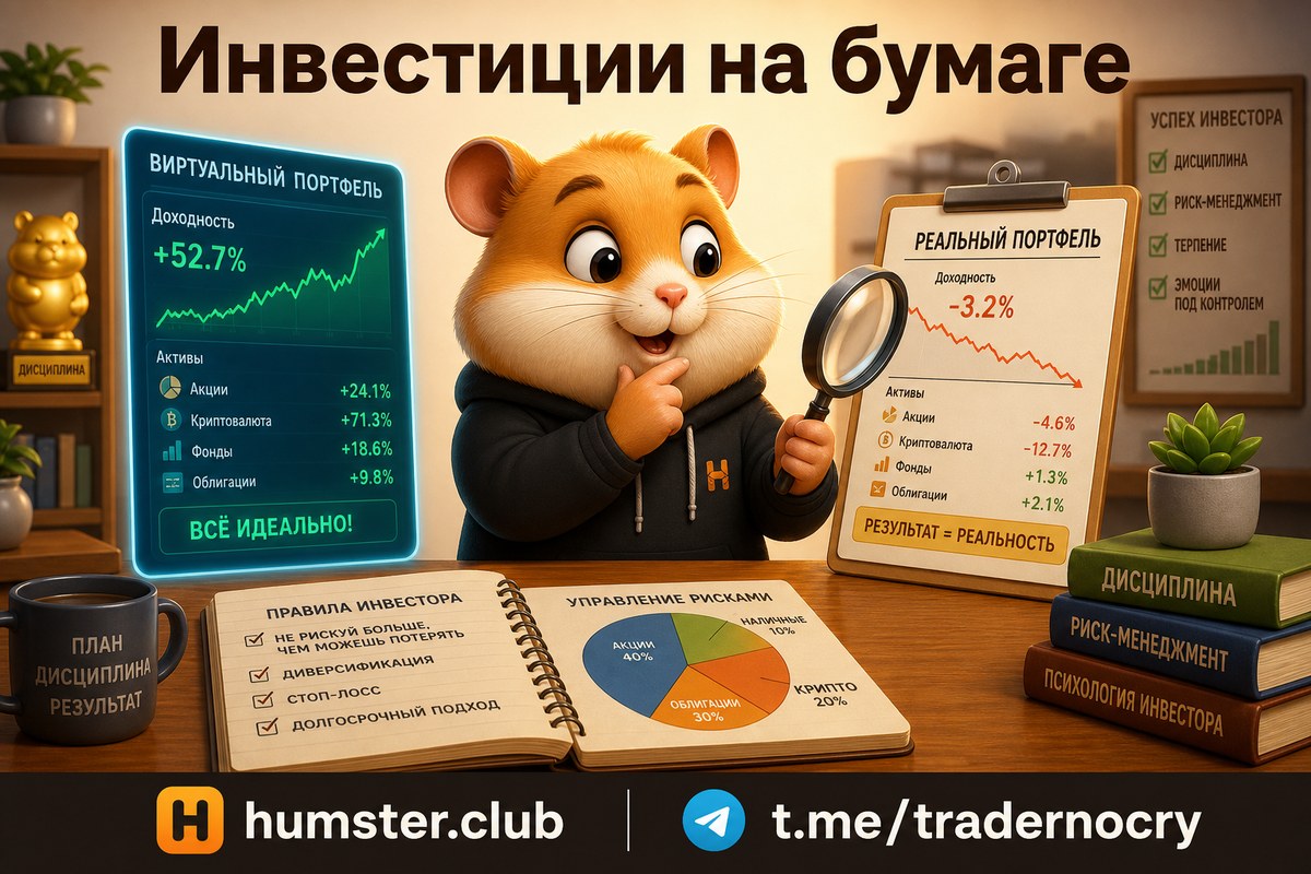 Paper trading: бумажная торговля для тренировки