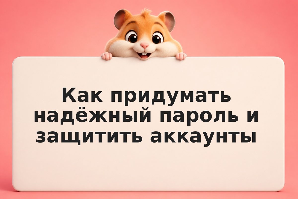 Как придумать надёжный пароль и защитить аккаунты