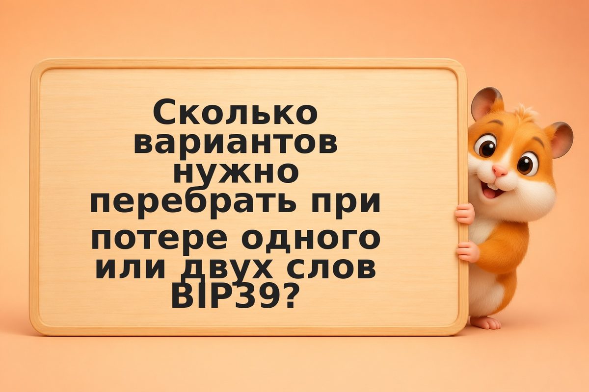 Потеряно 1-2 слова из seed-фразы: локальный перебор без мошенников